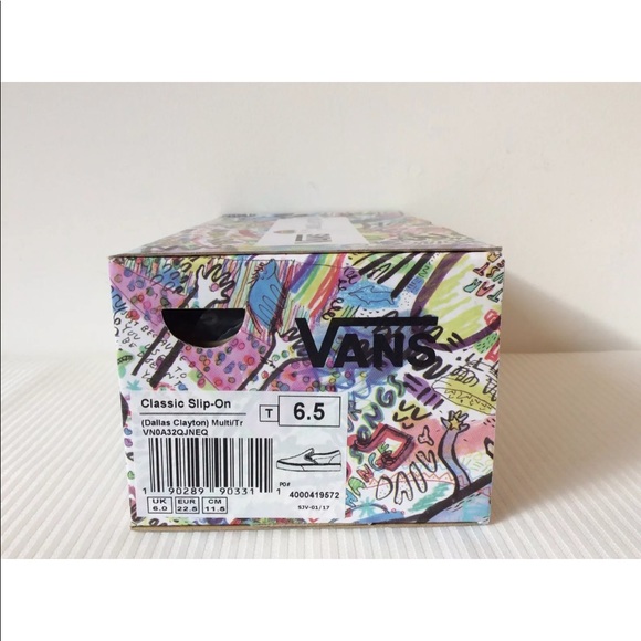 Vans x Dallas Clayton Classic Slip-On Sneakers - Picture 6 of 7